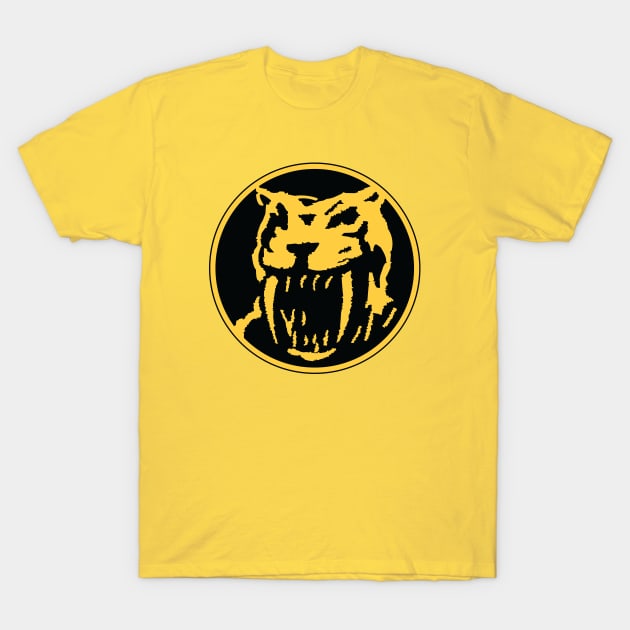 Yellow Rangers Sabertooth ! T-Shirt by soundgarden